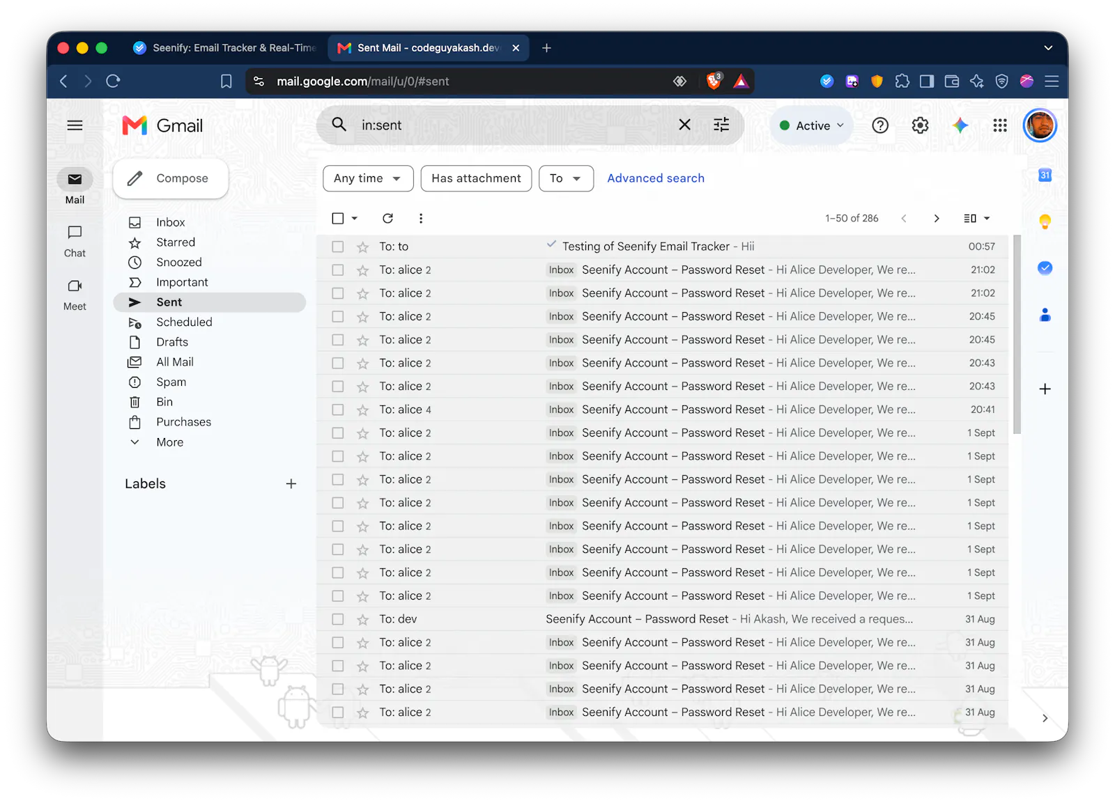 Seenify - Email Tracker screenshot 5