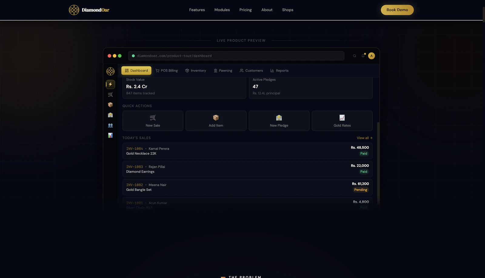 Diamondoar screenshot 2