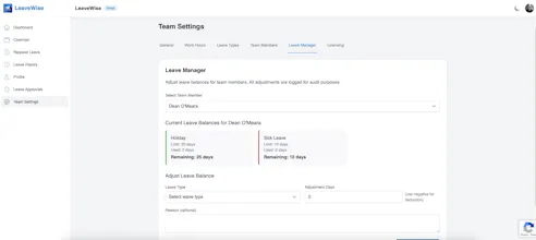 LeaveWise gallery image