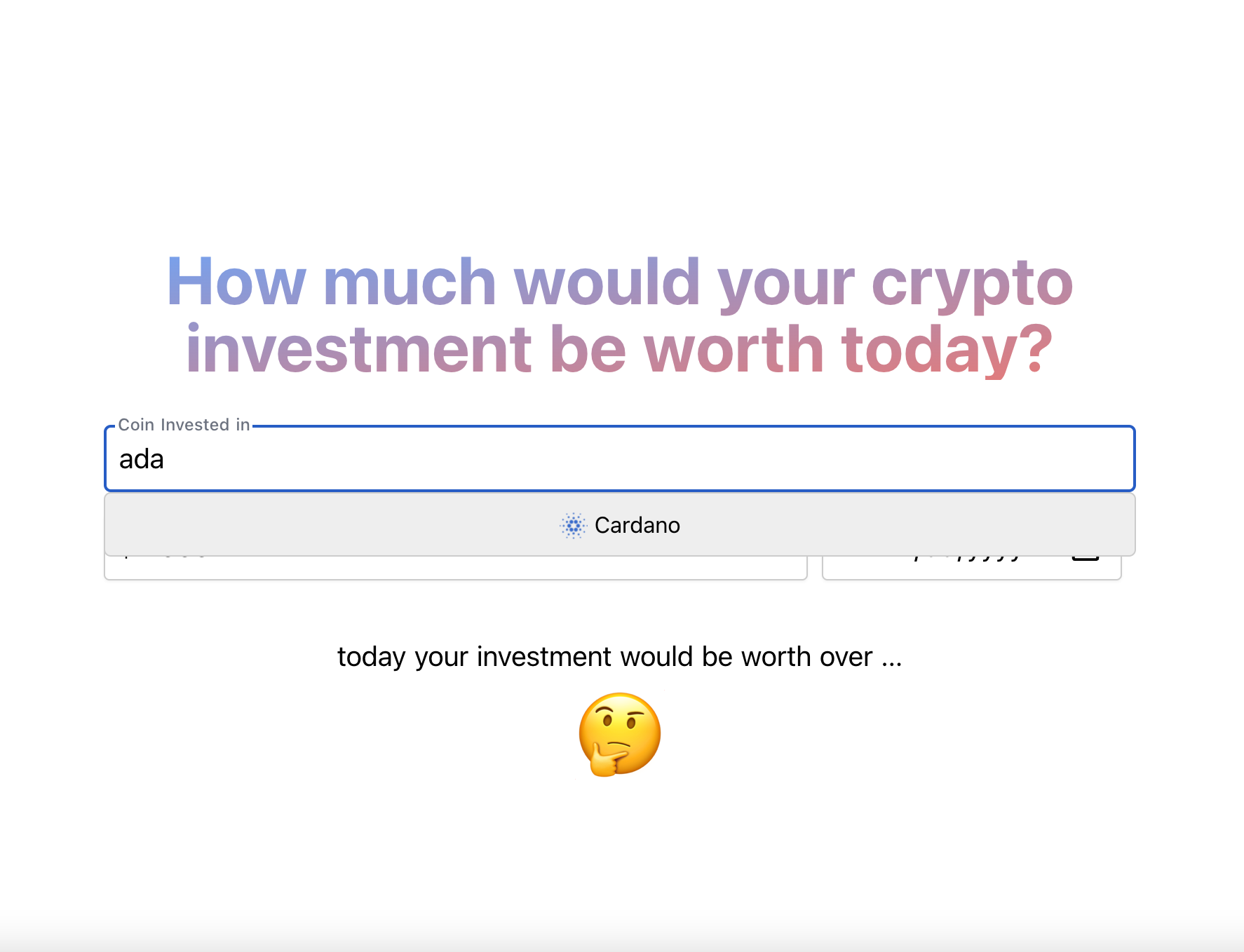 If You Bought Crypto When gallery image