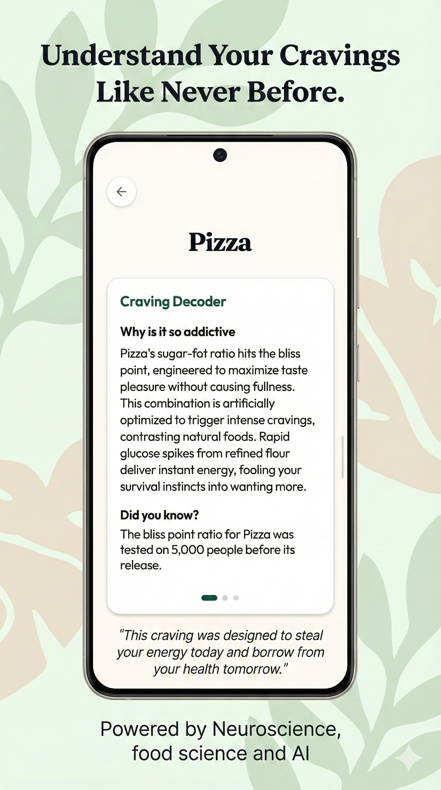 Craveshift Early Access on Android - Screenshot 3 showing product features and functionality