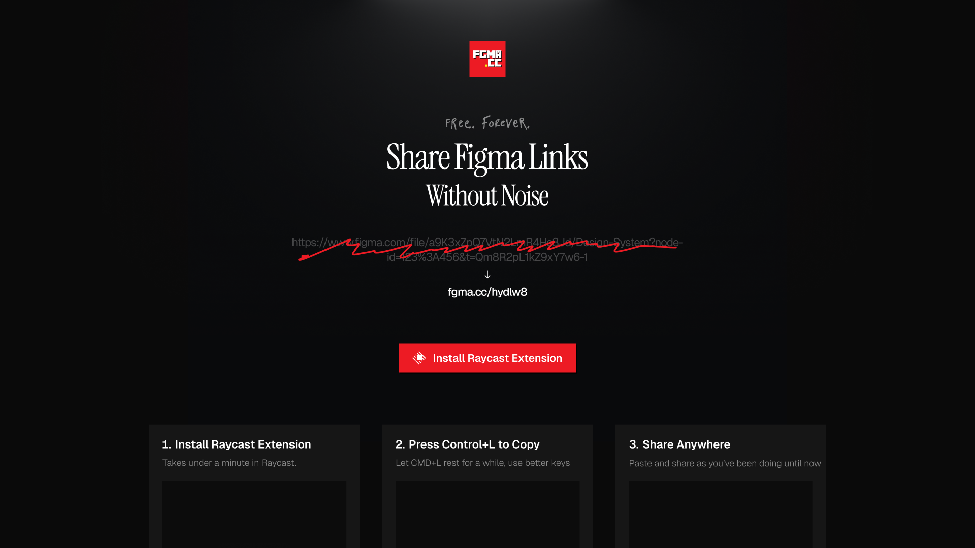 FGMA — Clean Figma Links