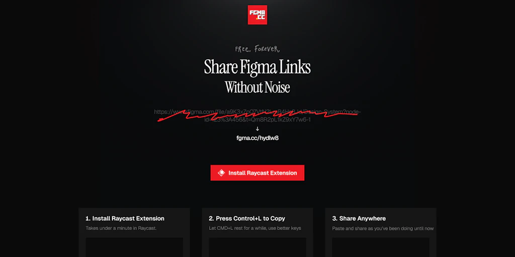 FGMA — Clean Figma Links