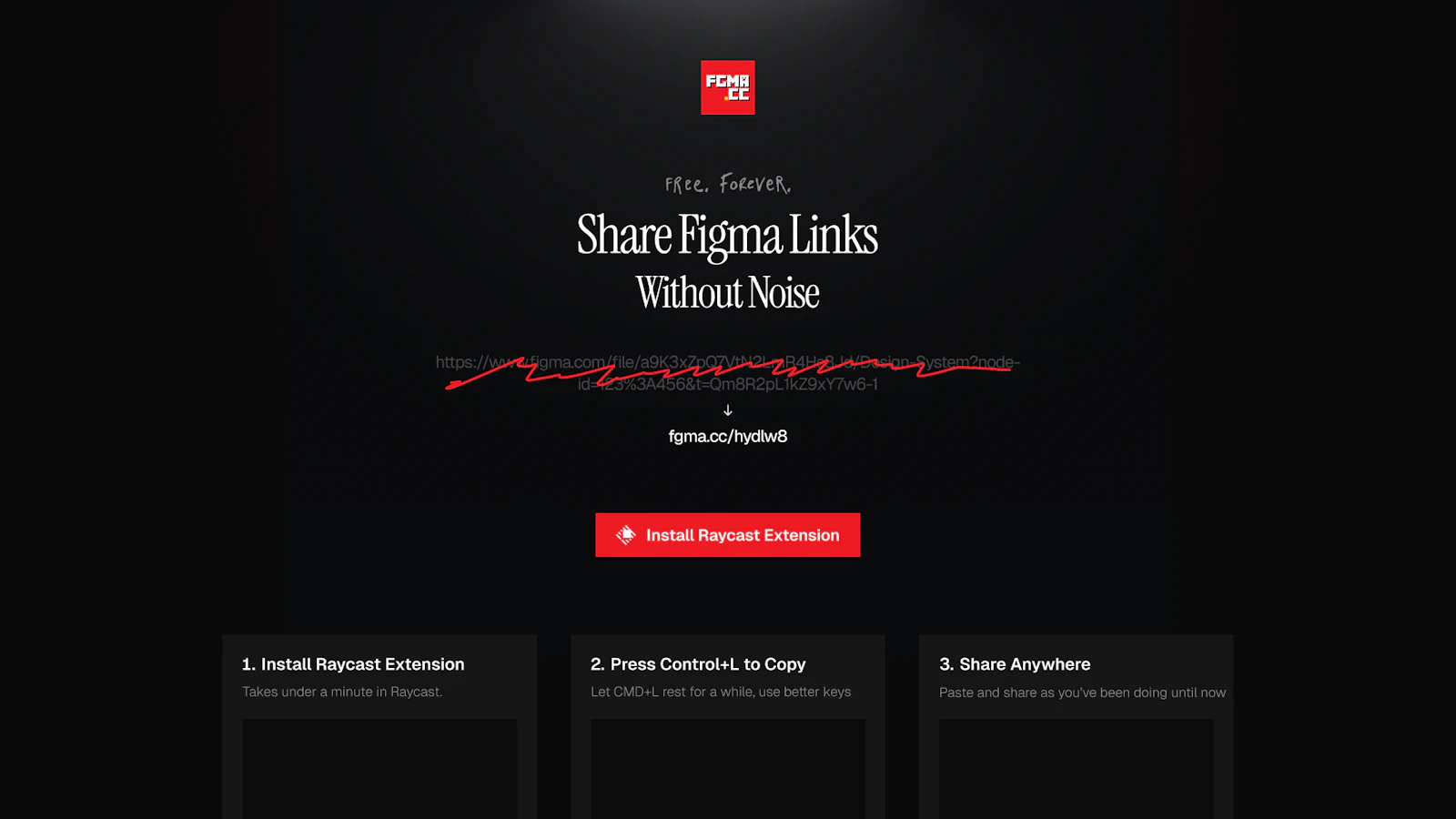 FGMA — Clean Figma Links screenshot 2