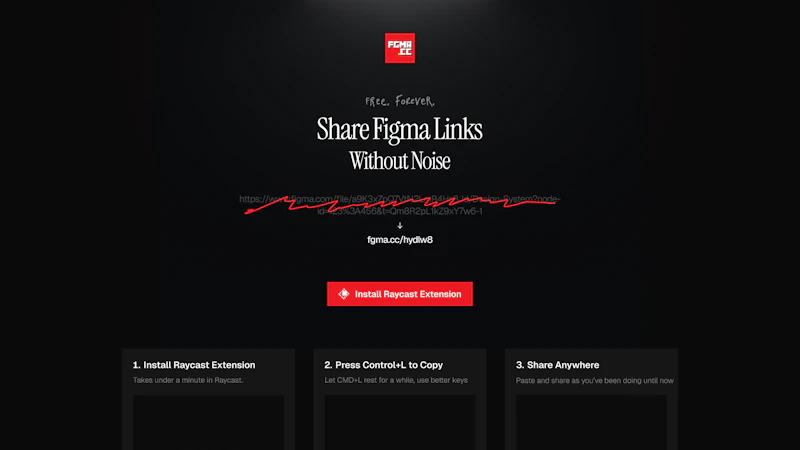FGMA — Clean Figma Links screenshot 2
