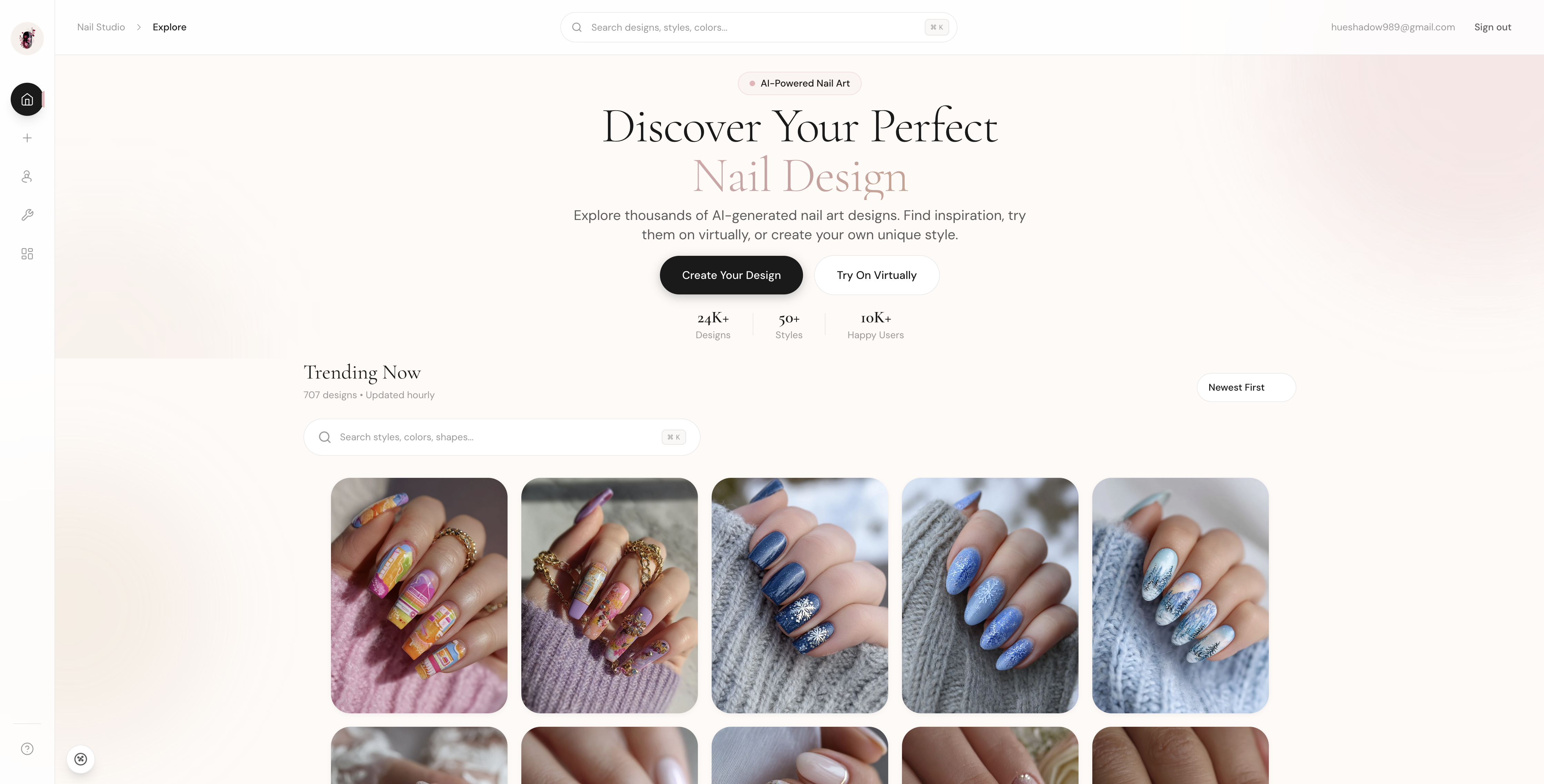 nail-designs - Main product screenshot demonstrating key features and user interface