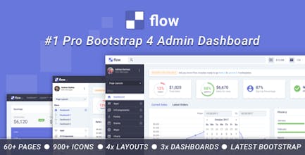 Rails 5 FREE Theme - Bootstrap 4 Admin Dashboard gallery image