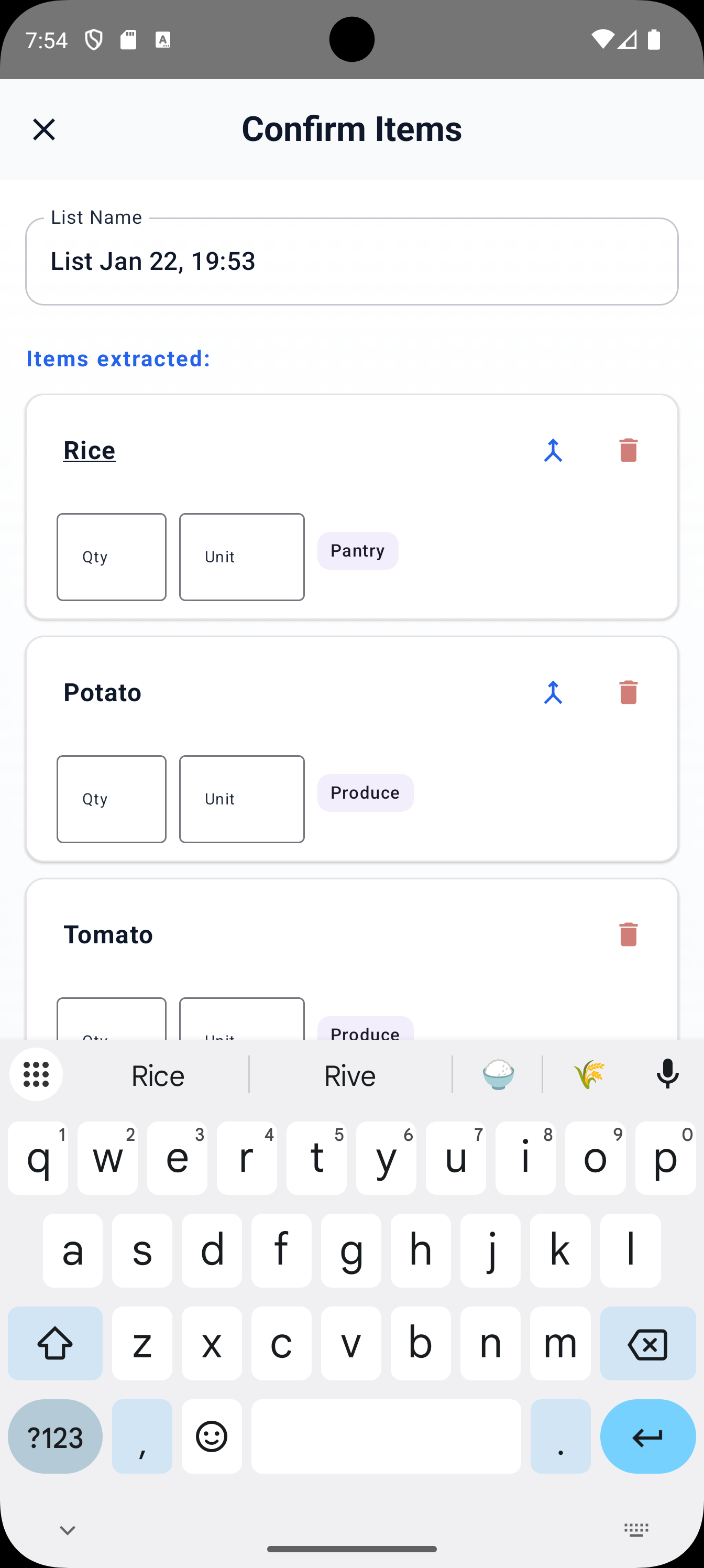 VoiceCart – Speak Your Grocery List - Screenshot 3 showing product features and functionality