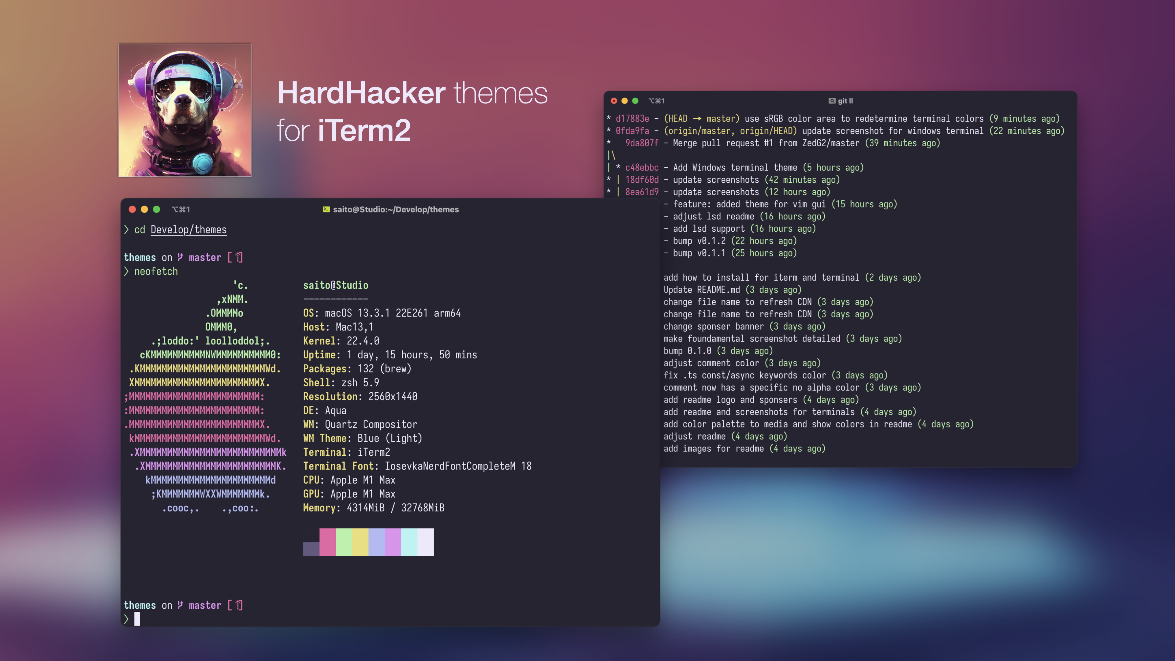 Tema hardhacker per molte app media 4