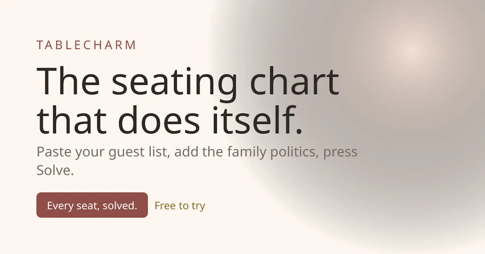 Tablecharm screenshot 1