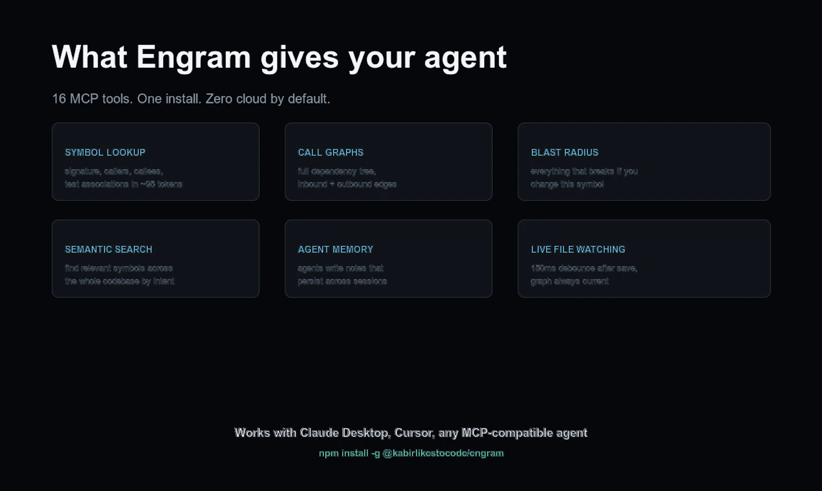   Engram - MCP Server for AI Dev Agents screenshot 1