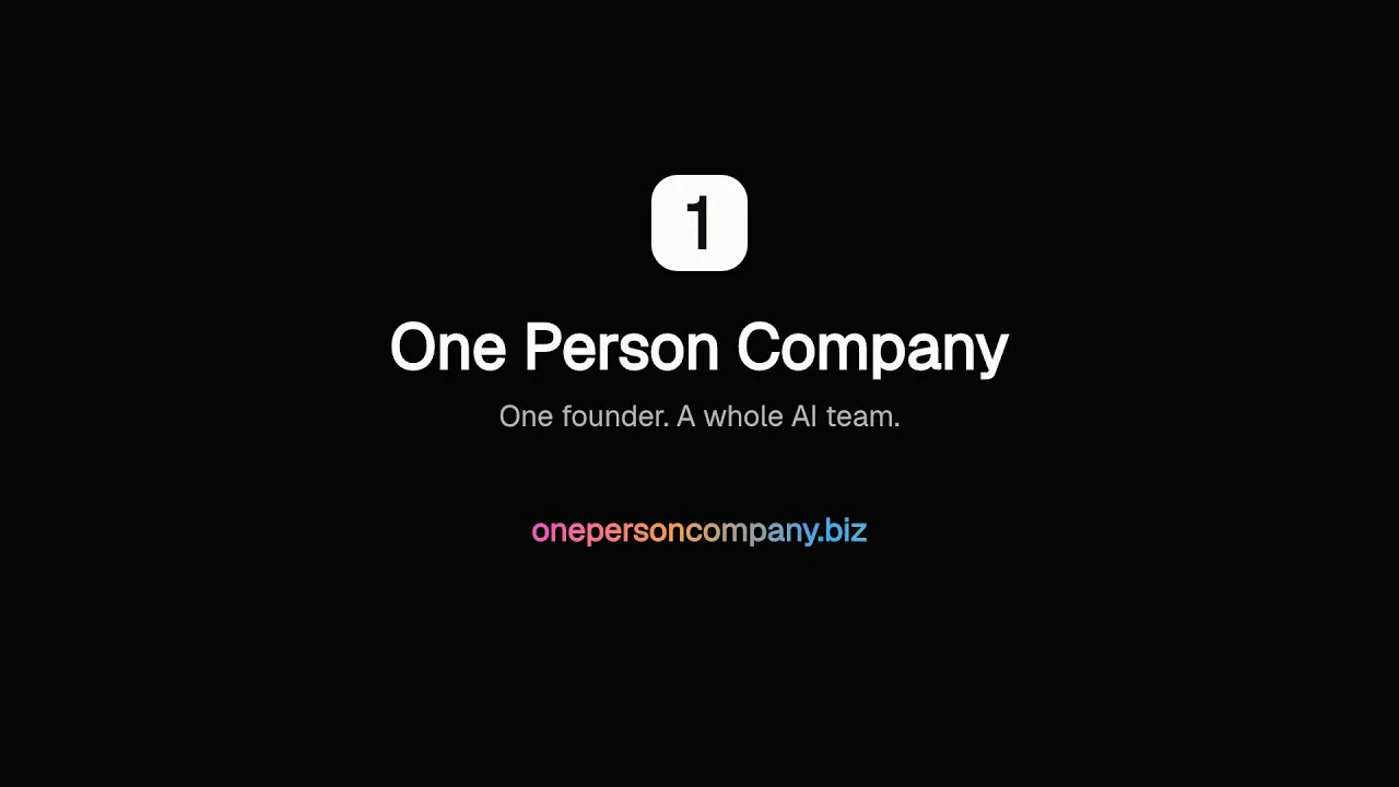 One Person Company gallery image