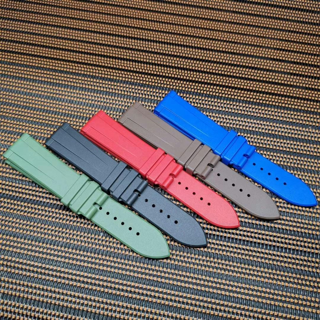 Quick Release Flat End FKM Rubber Straps