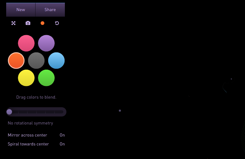 Create Silk Style Generative Art Online gallery image