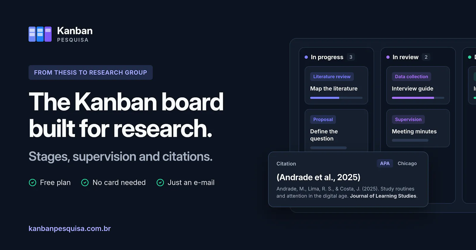 Kanban Pesquisa screenshot 2