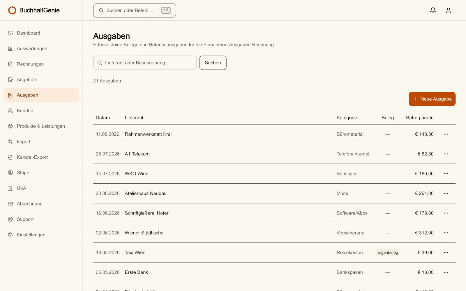 BuchhaltGenie screenshot 4
