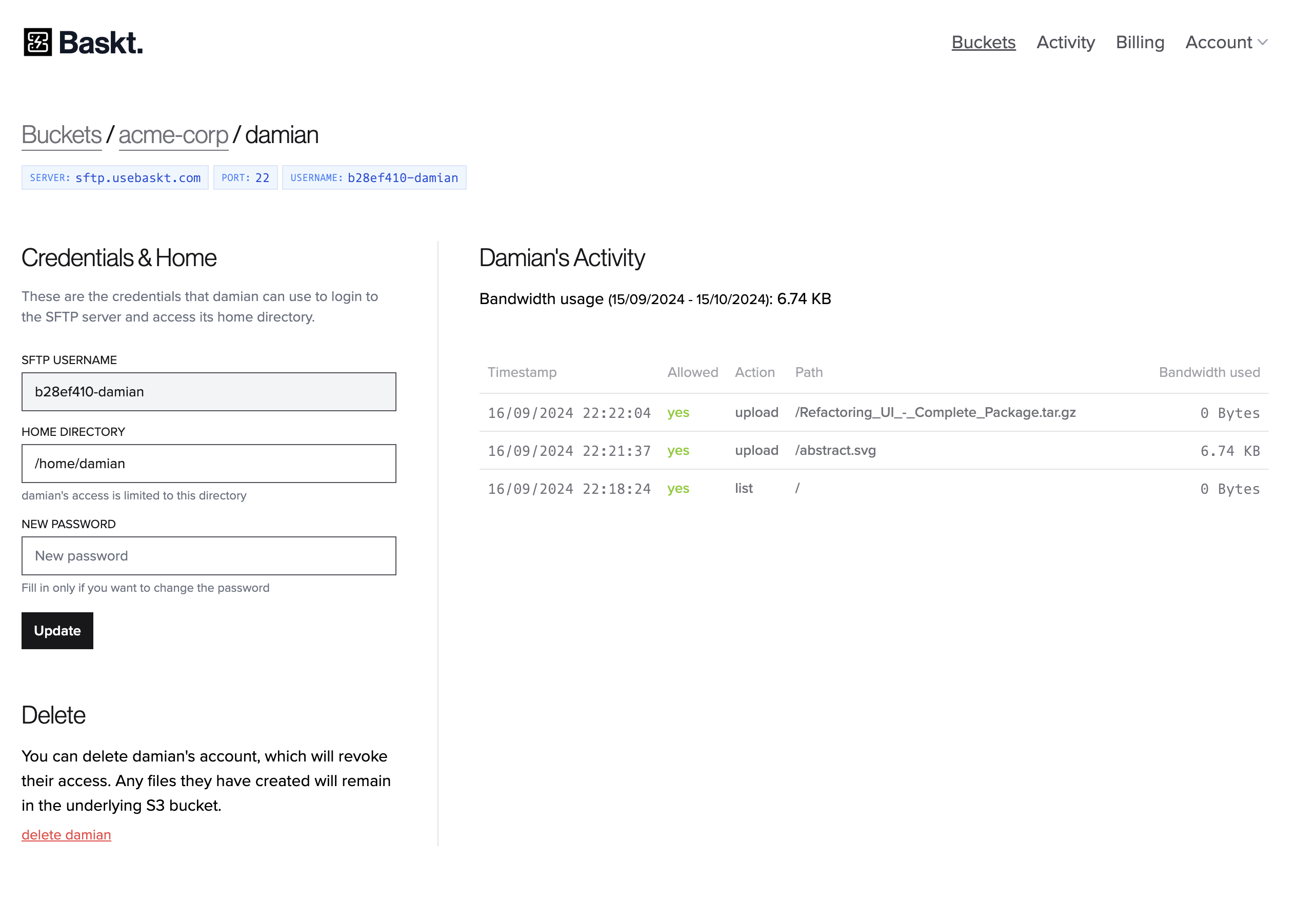 Bankt - Servidores SFTP de nube para cubos S3 media 4