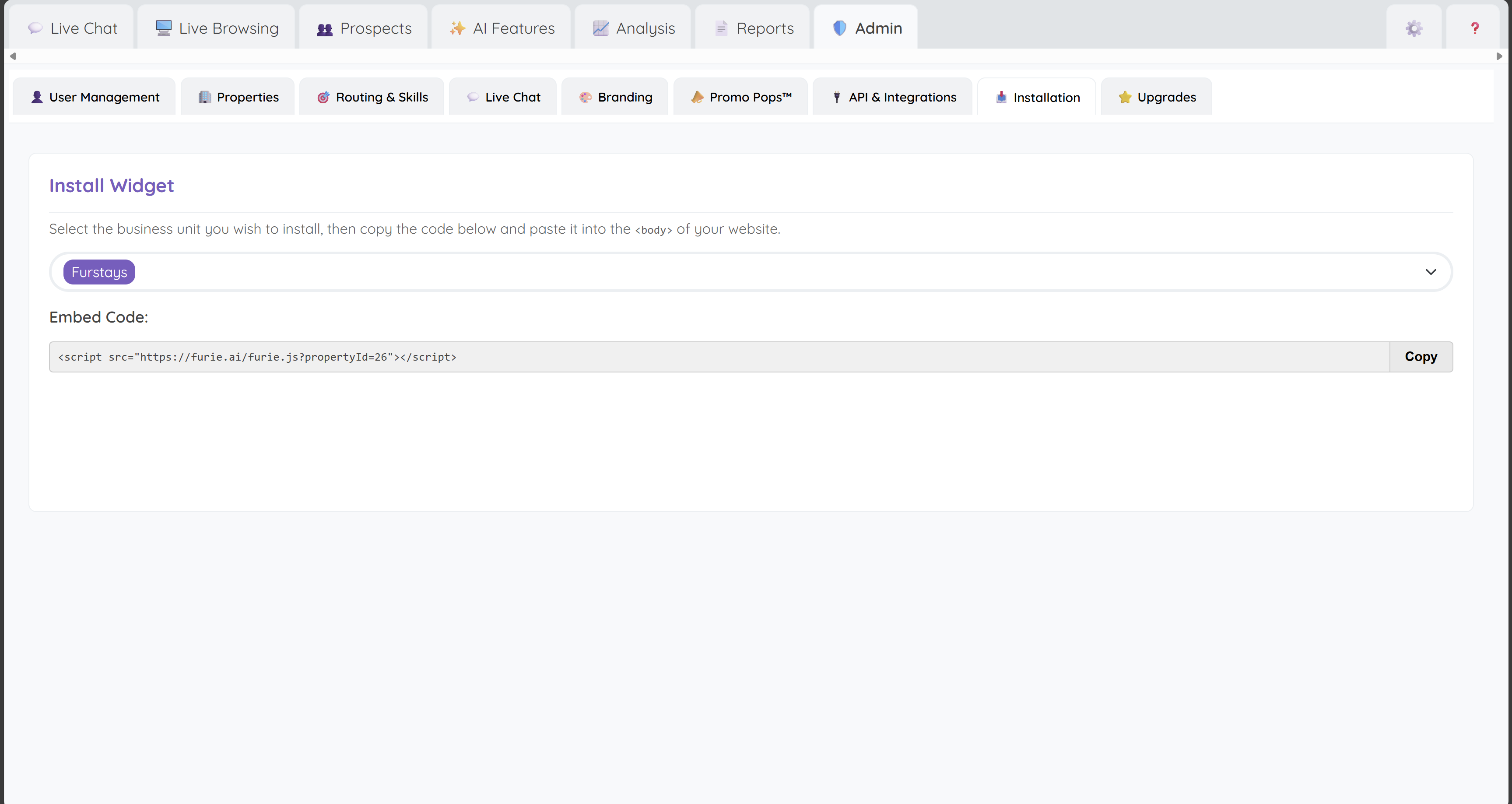 Furie.ai - Screenshot 3 showing product features and functionality