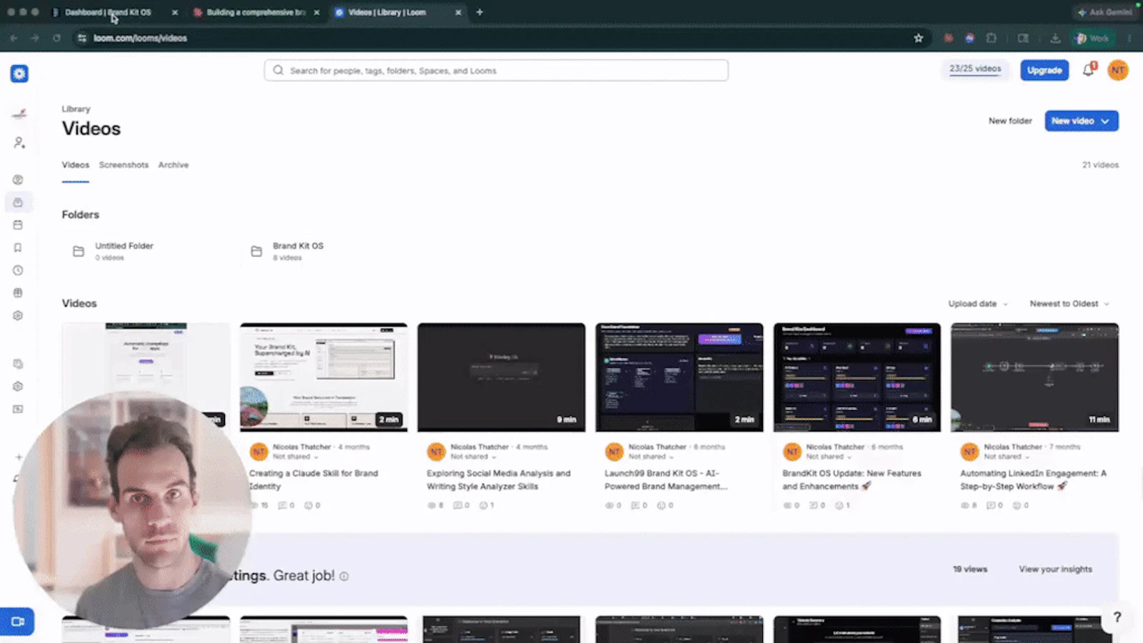 Brand Kit OS screenshot 1 (video preview)