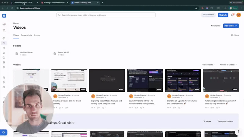 Brand Kit OS screenshot 1 (video preview)