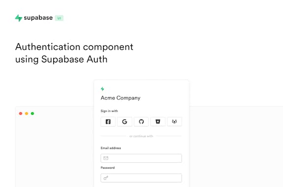 Supabase UI Gallery Image 4