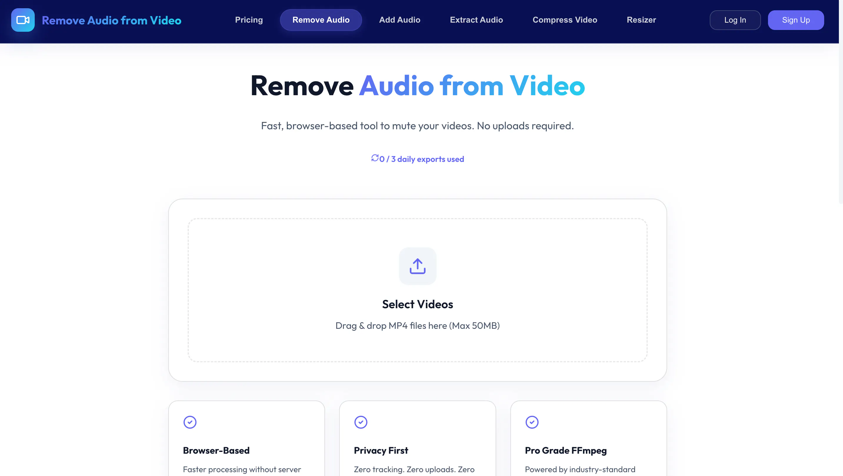 Remove Audio from Video product banner