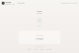 Shredd It — Write It Down, Let It Go gallery image