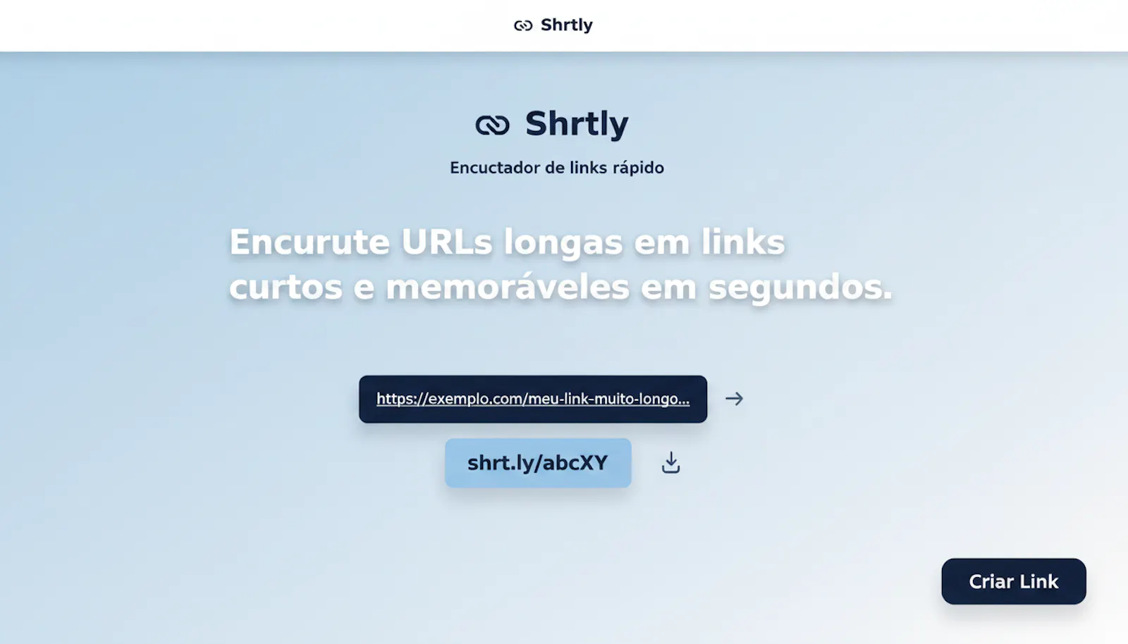Shrtly —Quick link shortener screenshot 1
