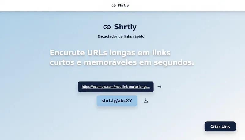 Shrtly —Quick link shortener screenshot 1