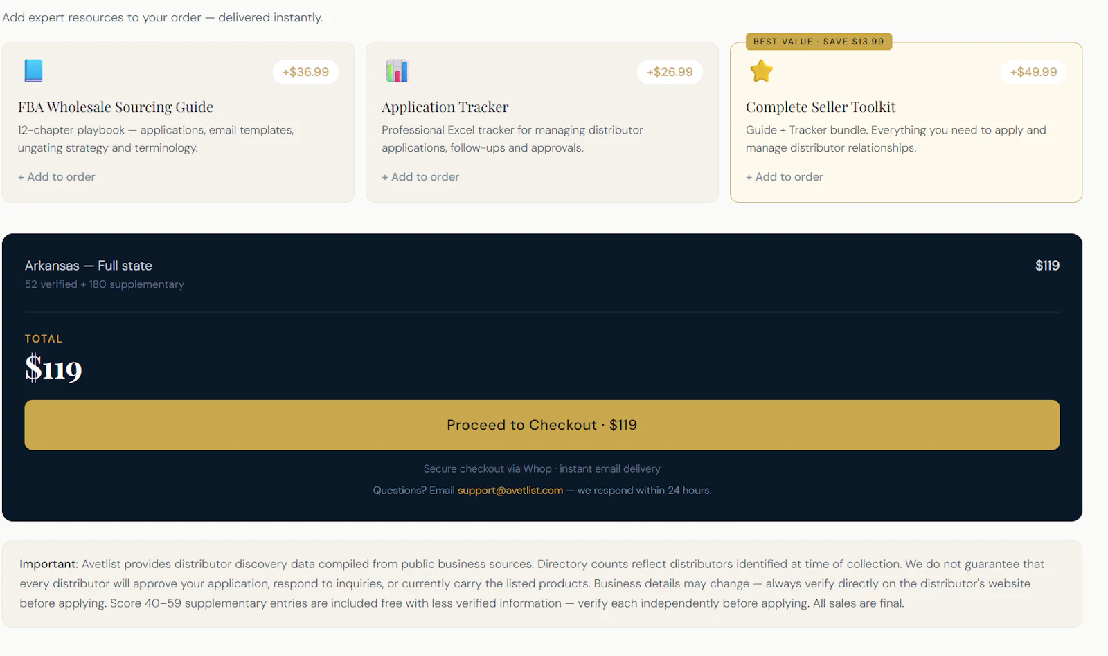 Avetlist screenshot 4