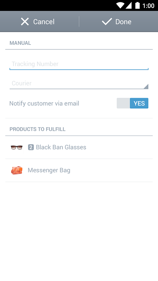 Shopify POS for Android gallery image