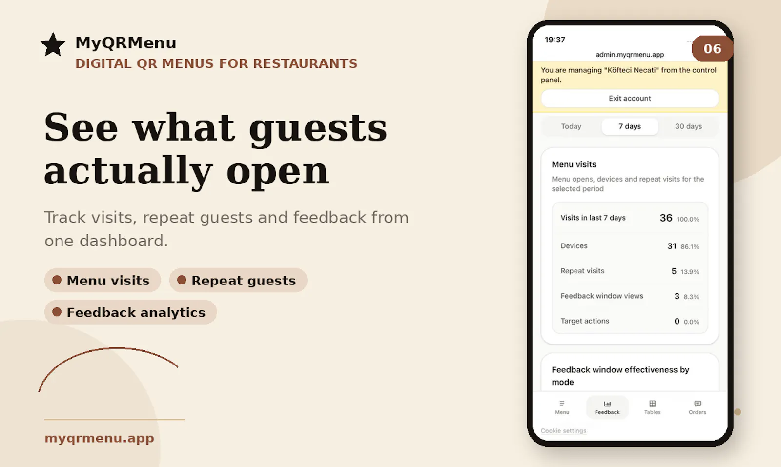 MyQRMenu screenshot 2