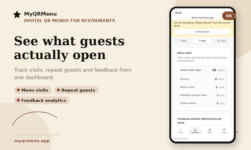 MyQRMenu screenshot 2