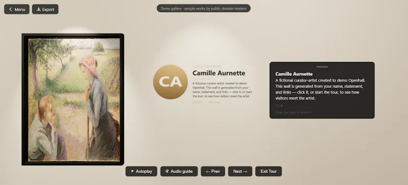 Openhall screenshot 3