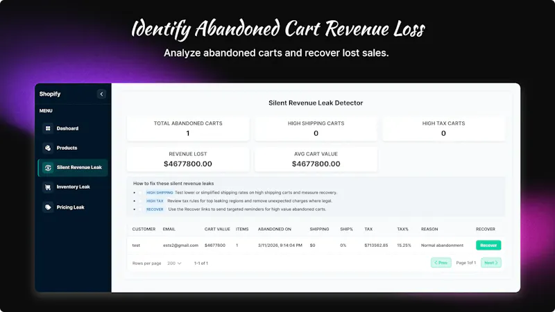 Revenue Recovery screenshot 4