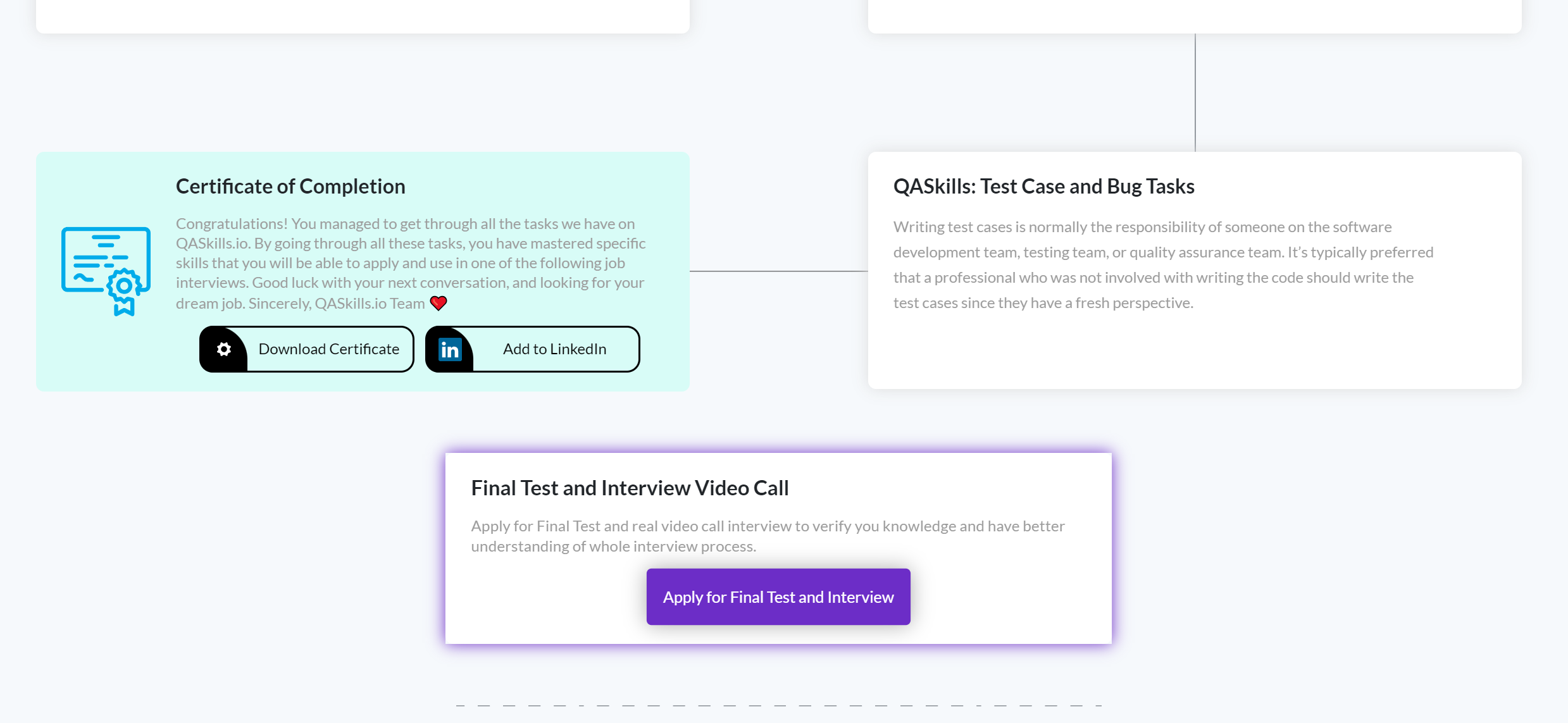 وسائط QASkills.io - Ace The QA مقابلة مع منصة التعلم التفاعلية لدينا 9