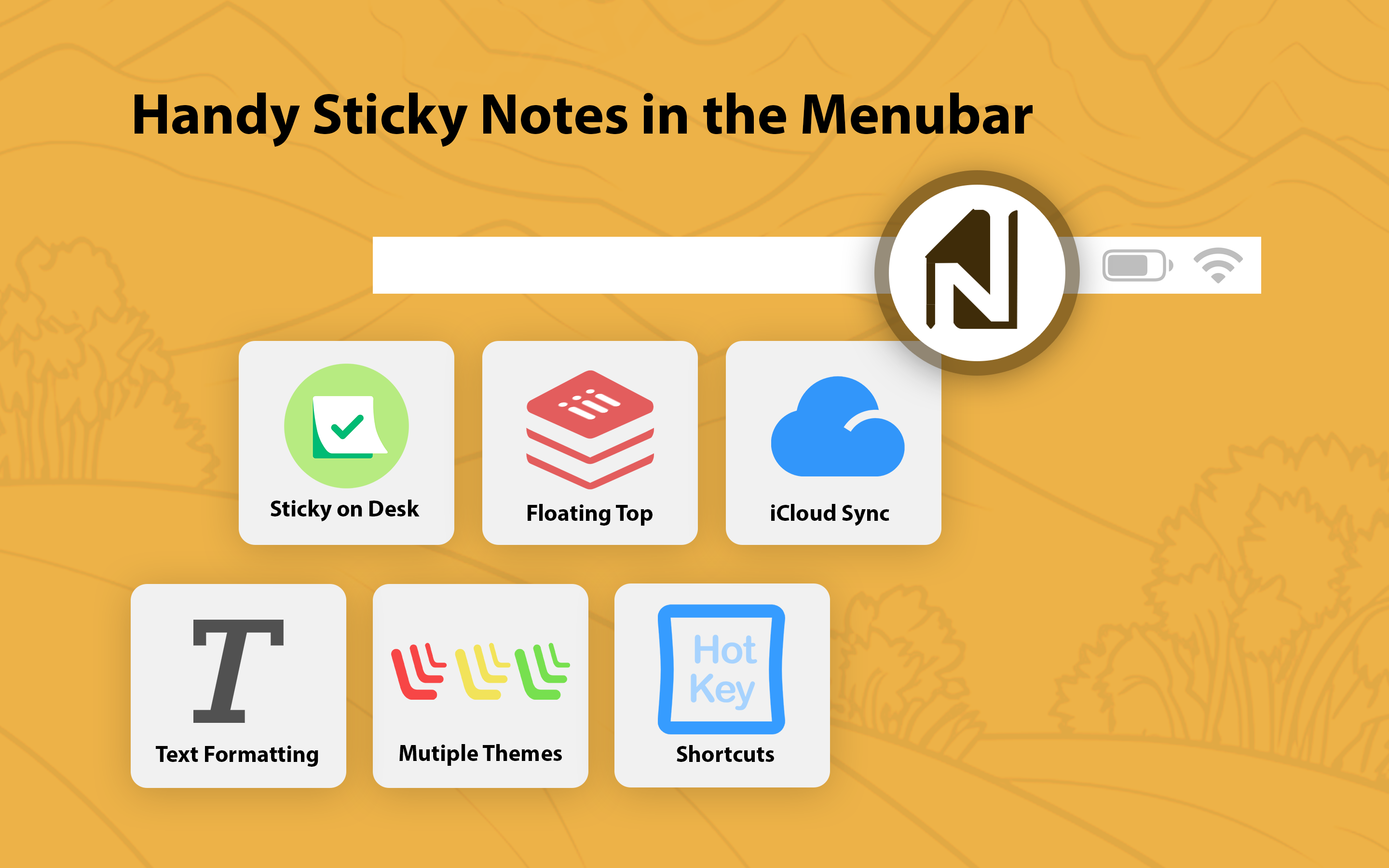 Media Noteglow - Noteglow, melekit, nota, desktop, widget, elegan, baik, simpe, menu 2