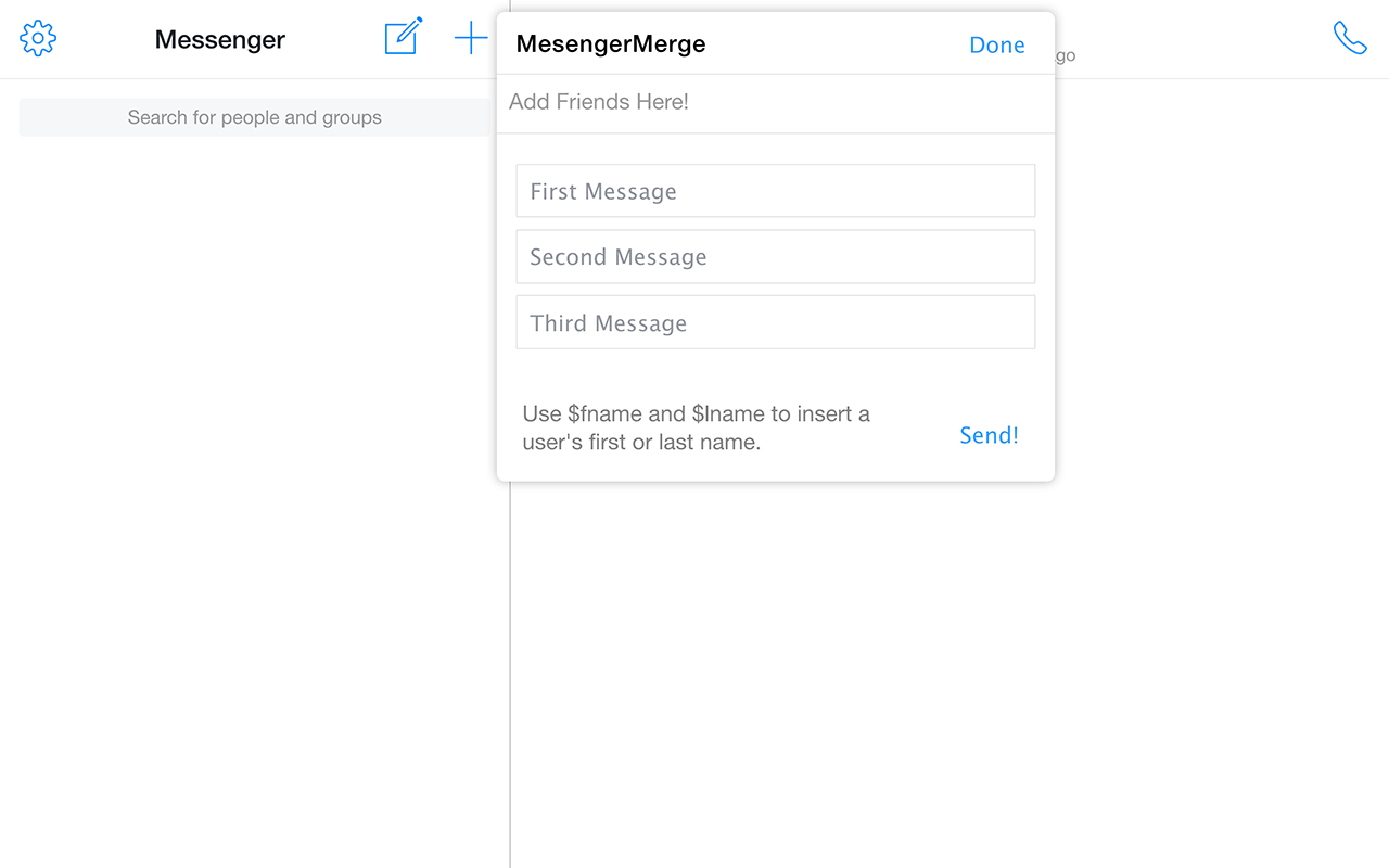 MessengerMerge gallery image