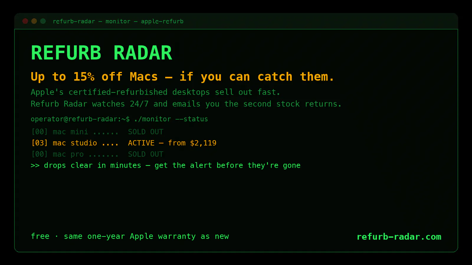 Refurb Radar gallery image