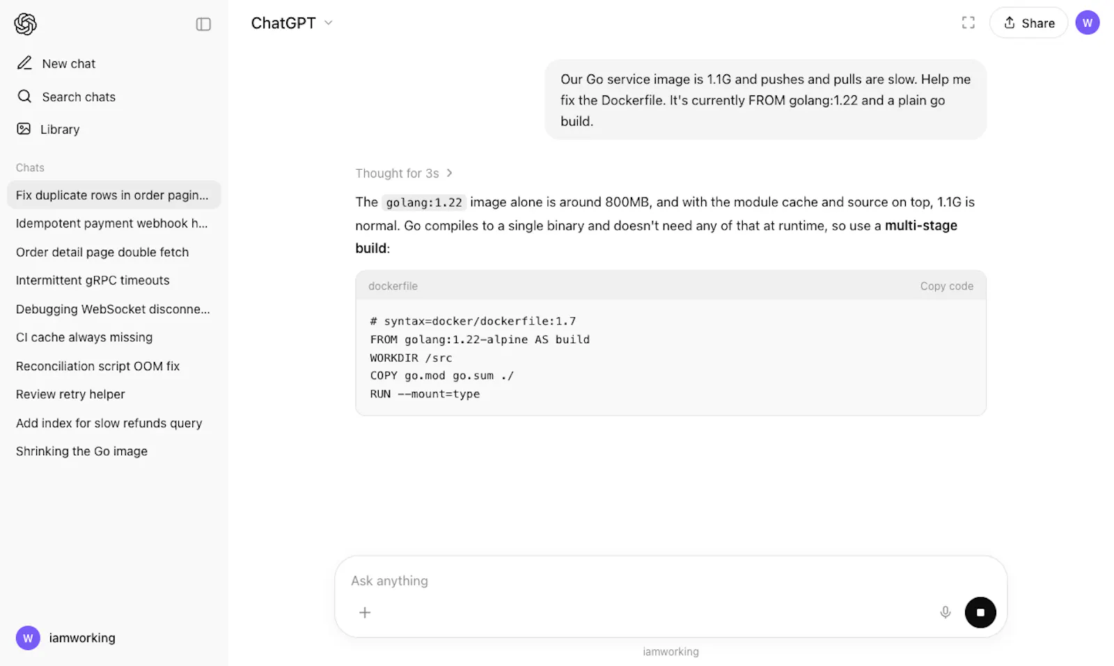 iamworking screenshot 3