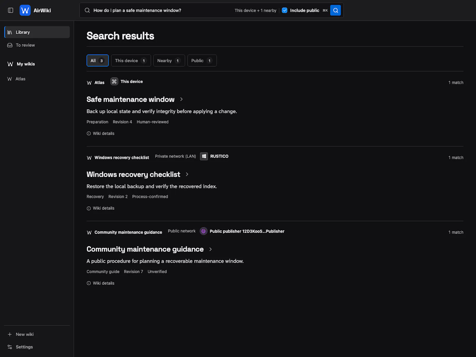 AirWiki screenshot 3