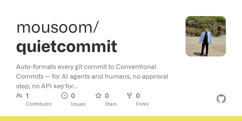 quietcommit screenshot 1