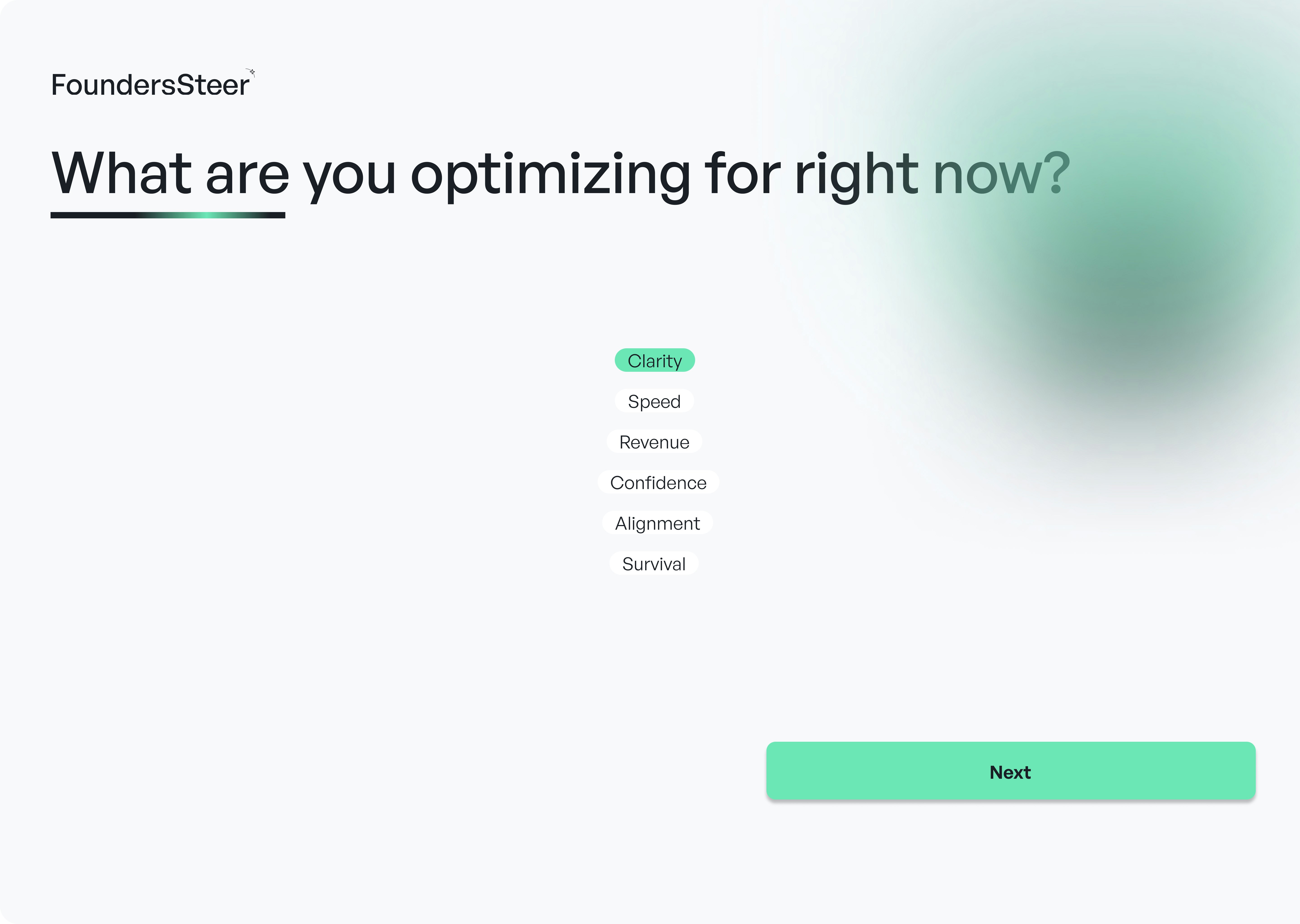 FoundersSteer - Screenshot 3 showing product features and functionality