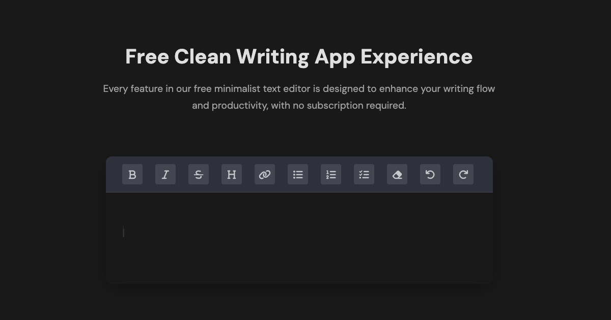Beruhigung - Distraktionfreies Schreiben App Medien 2