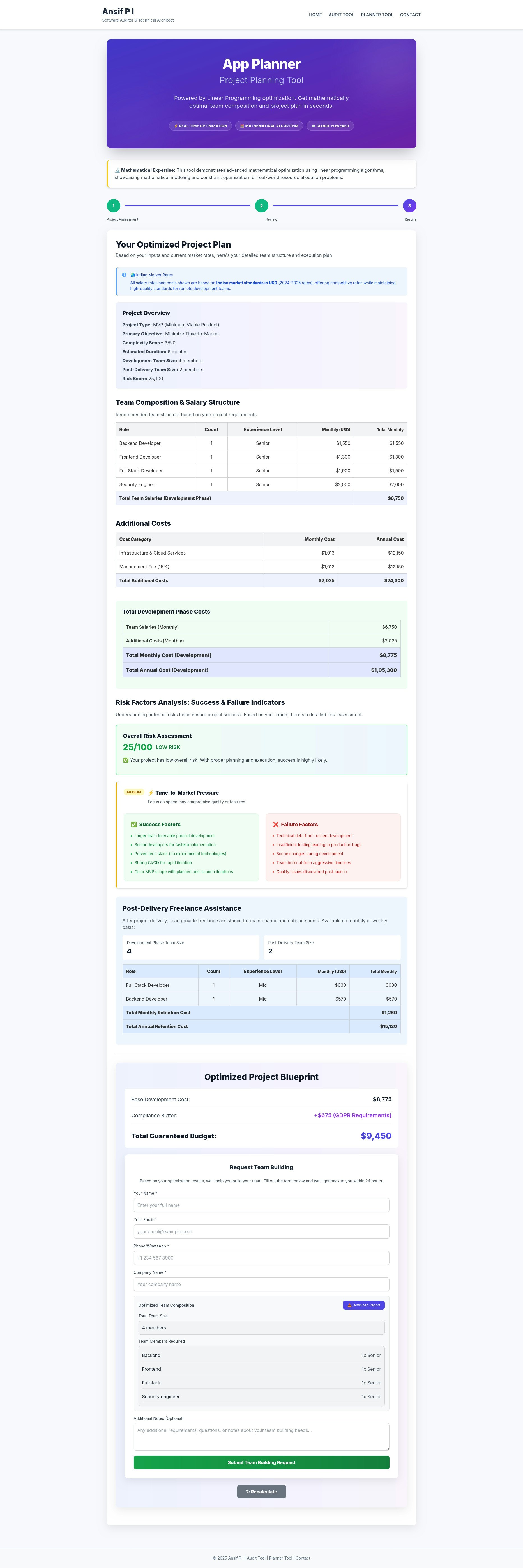 Staff Planning Tool gallery image