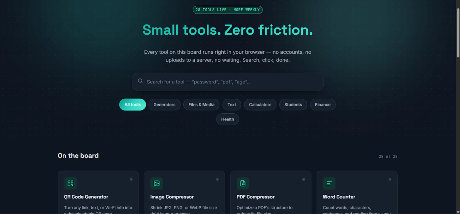 RealToolHub — Free Online Tools screenshot 1
