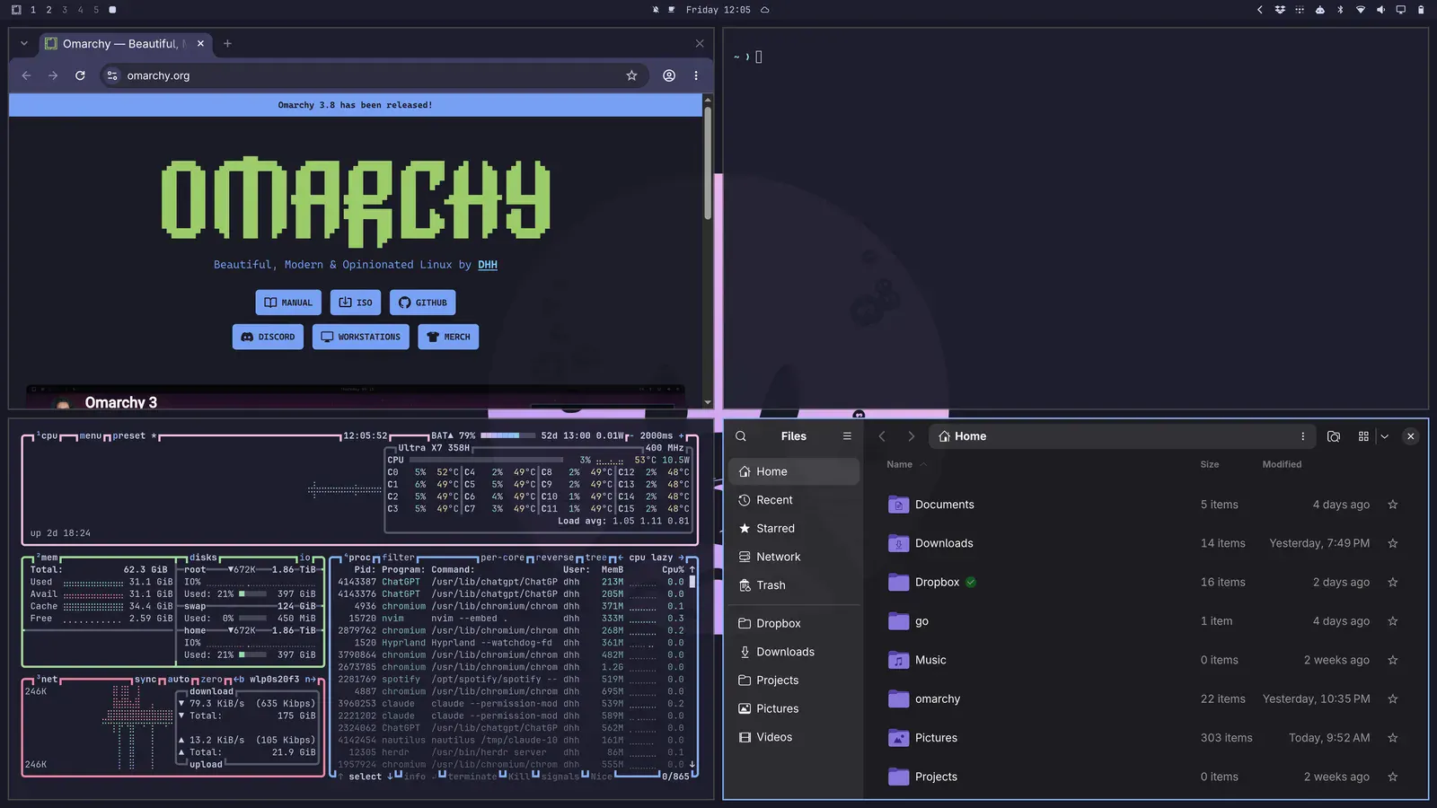 Omarchy screenshot 4