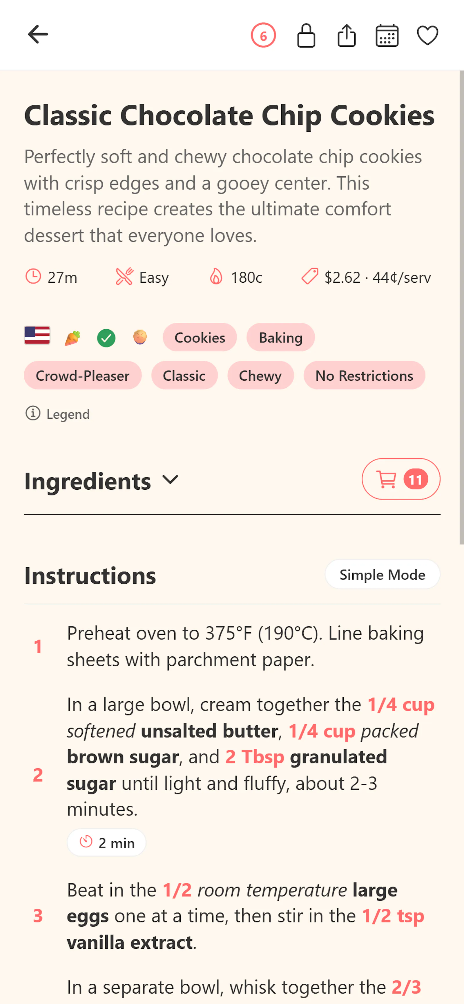 Textual Chef screenshot 2