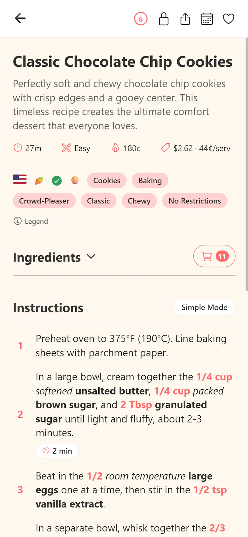 Textual Chef screenshot 2