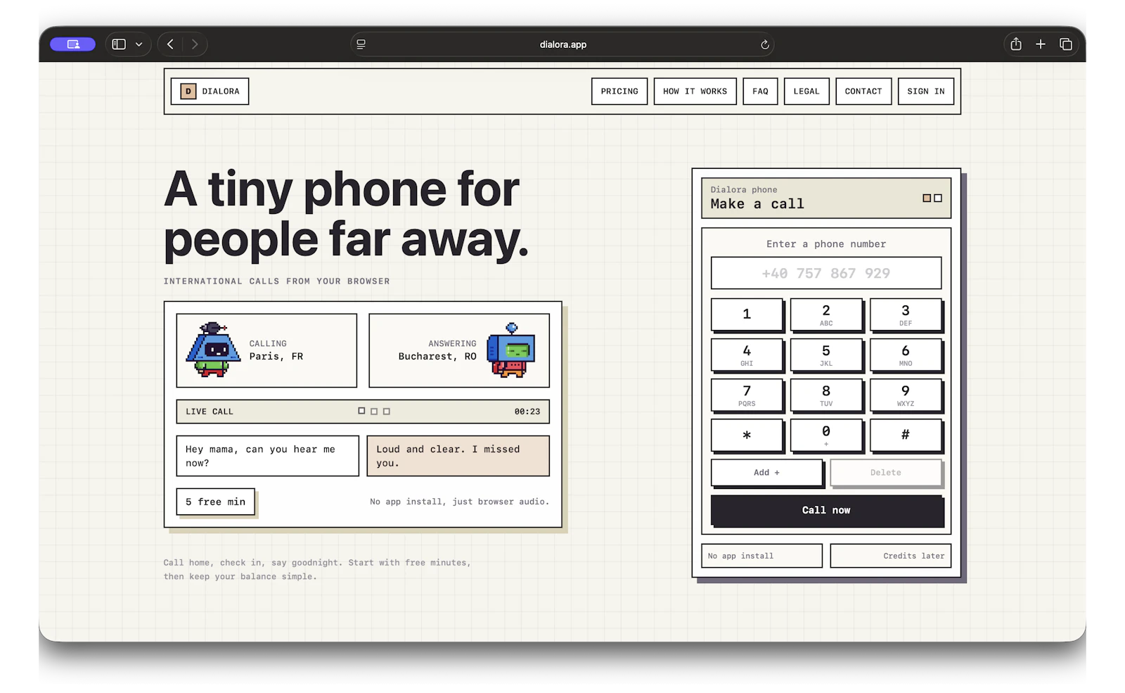 Dialora screenshot 2